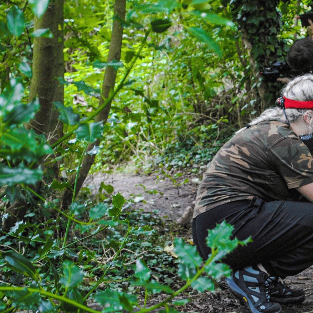 Avontuur in het bos met Light Strike op kinderkamp